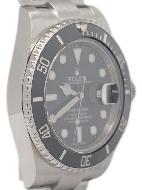 SUBMARINER DATE SS BLACK CERAMIC BEZEL